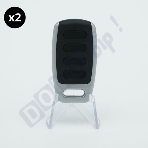 TELECO - Lot de 2 Télécommandes 4 canaux TVMIO868A04 – 868 MHz – Rolling Code – Compatible MIO/TVMIO – Remplace TXP et TVTXP - Programmation par Duplication