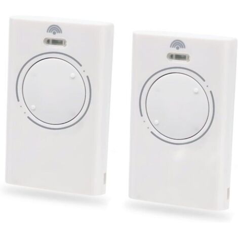 telecomandi per porta da garage a 868 MHz, telecomando a 2 canali per cancello compatibile con XT2 868 SLH LR, XT2 868 SLH (bianco)
