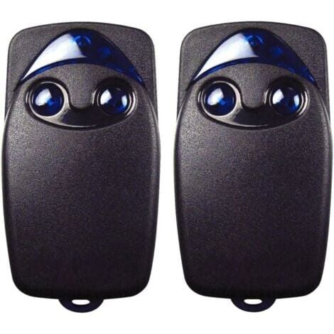 SNQ telecomandi per porta da garage elettrica Flo2r-s 433,92 MHz a 2 pulsanti, compatibili con il telecomando per porta da garage Nice Remote