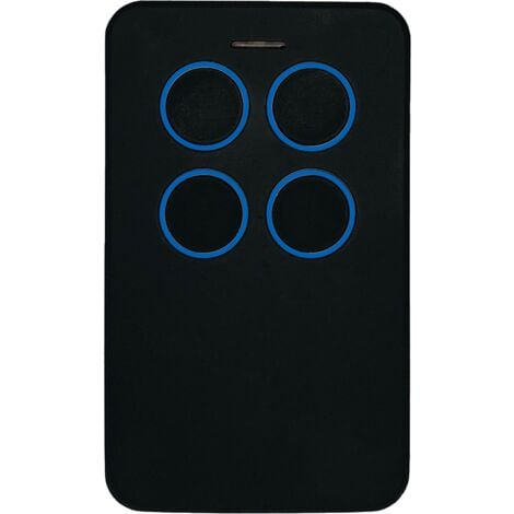 DOMYNO TELECOMANDO CANCELLO AUTOMATICO ROLLING CODE E CODICE FISSO MULTIFREQUENZA (blu)
