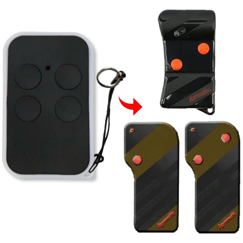 Telecomando Originale Aprimatic TR2 Due Canali 433,92 Mhz Rolling Code Radiocomando Apricancello - Foto 8