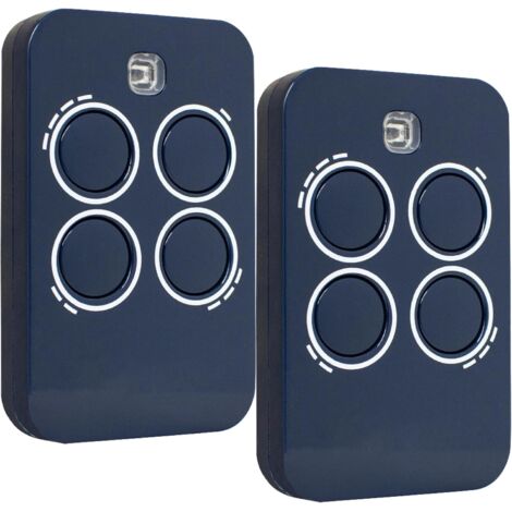 Telecomando compatibile Echo TX4 RC Genius 433 MHz con codice variabile per porta del garage, 2 pezzi