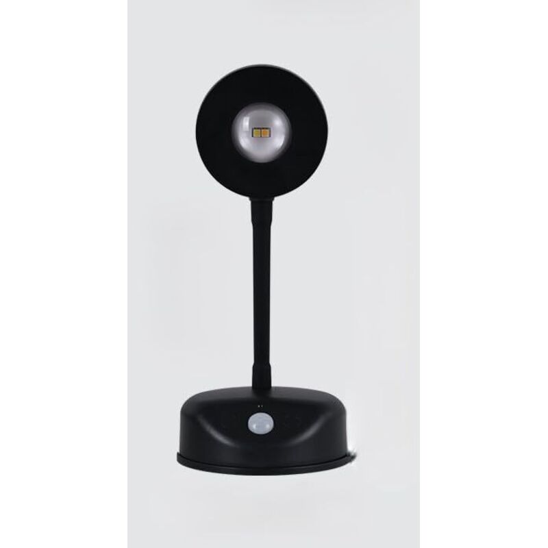 Telecomando con sensore di movimento, 3 temperature di colore, ricaricabile, dimmerabile e facile da installare (nero).