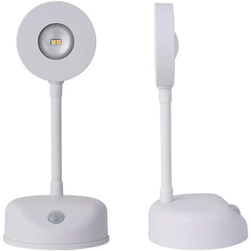 Telecomando con sensore di movimento, 3 temperature di colore, ricaricabile, dimmerabile, facile da installare (bianco)