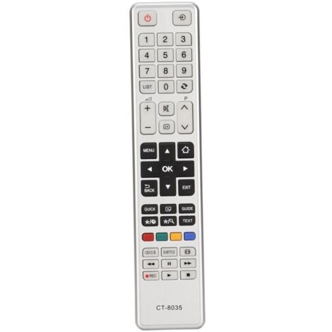 Telecomando CT-8035 facile da usare per TV LED HD Toshiba CT-8040 CT-8533 CT-8543 CT-8528