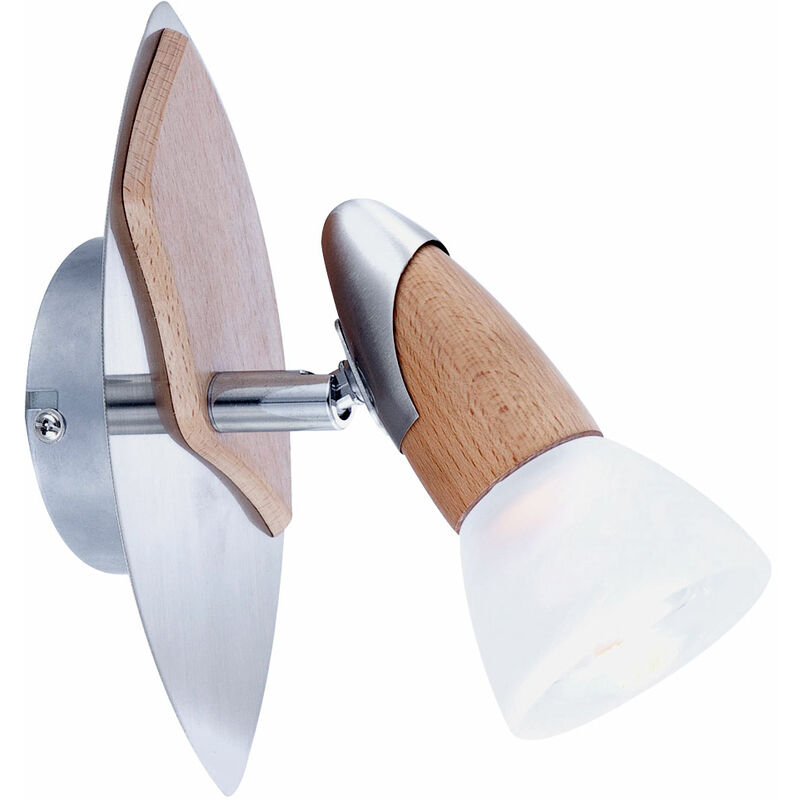 Image of Lampada da parete in legno mobile soggiorno telecomando spot dimmerabile in un set di lampadine led rgb