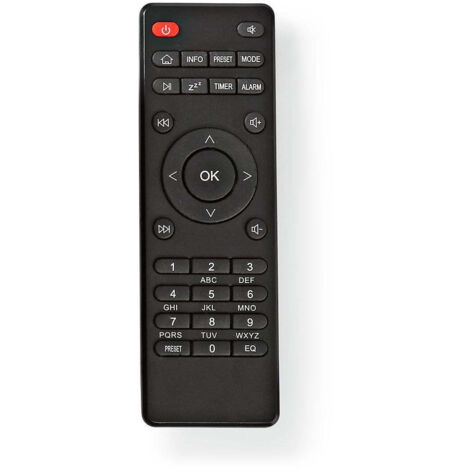 Telecomando di ricambio adatto per rdin3000bk rdin4000bk rdin5000bk rdin5005bk fisso 1 unita layout trasparente infrarossi nero