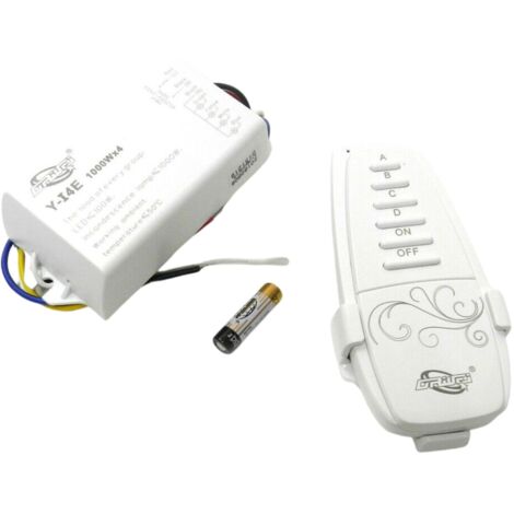 Telecomando Interruttore Wireless Centralina Luci Senza 6 Tasti Fm-21345