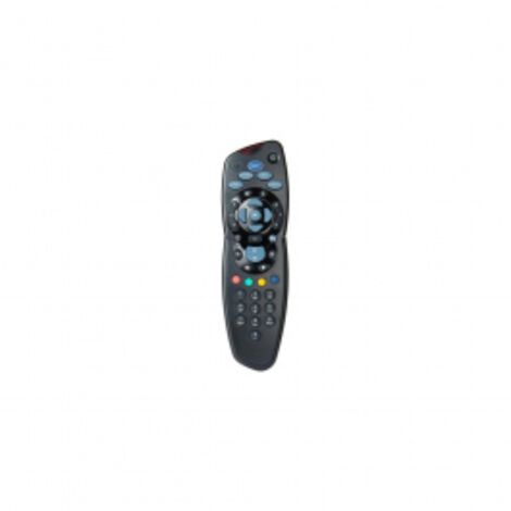 Telecomando IR Wireless Sky SKY715 per Sistema Home Cinema, TV e Set-Top Box con Pulsanti in Nero