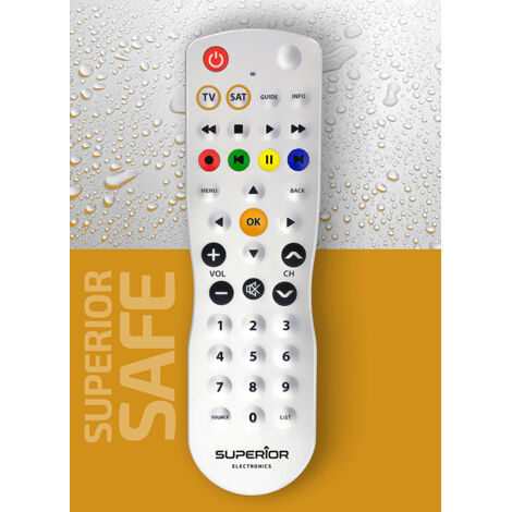 TELECOMANDO LAVABILE CON UN PANNO SUPERIOR SAFE