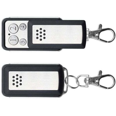 Telecomando per cancello, 2 pezzi 433,92 MHz telecomandi per garage, cicalino universale per cancello per 114253 104257 104251, compatibile con A-vid-sen, Ex-tel, T-hom-Son, 4 pulsanti