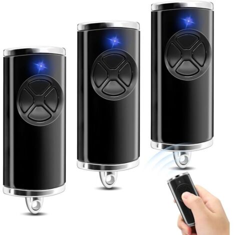 Telecomando per cancello a 868 MHz, trasmettitore portatile per Hormann HSE2-868-BS, HSE-4-868-BS, HS1-868-BS, HS4-868-BS, HSS4-868-BS, HSP4-868-BS, telecomando per cancello a 4 canali (confezione da 