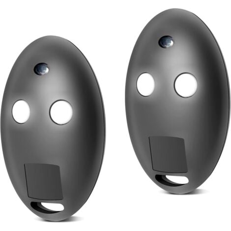 ANDYOU Telecomando per cancello, telecomando per porta da garage, 2 telecomandi per BFT MITTO2- per Mitto2 M 2 canali 433 MHz Rolling Code per cancelli automatici