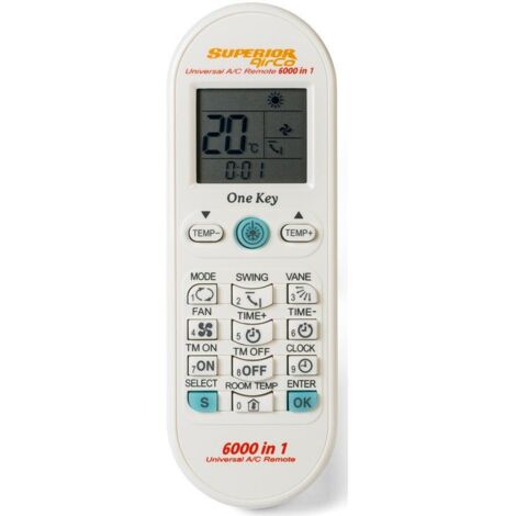 TELECOMANDO PER CLIMATIZZATORI """AIRCO 6000in1"""