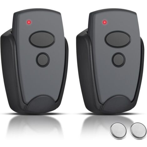 Telecomando per porta da garage 868,3 MHz - Compatibile con Marantec D302-868, D304-868, D382-868, D384-868, D323-868, 2 canali, 2 pezzi
