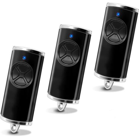 Telecomando per porta da garage a 868 MHz, telecomando per cancello a 4 canali per Hormann Handsender, telecomando per cancello e porta da garage compatibile con Hörmann HSM4 HSE2 HS1 HS4 HSZ1 HSZ2 (3