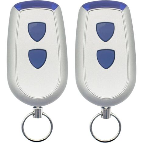 Telecomando per porta del garage a 2 tasti con controllo 433 MHz applicabile, compatibile con il telecomando Normstahl/Crowford EA433.
