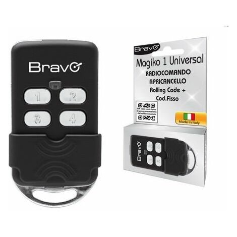 Telecomando radiocomando apricancello universale rolling code auto-apprendente Magiko Bravo