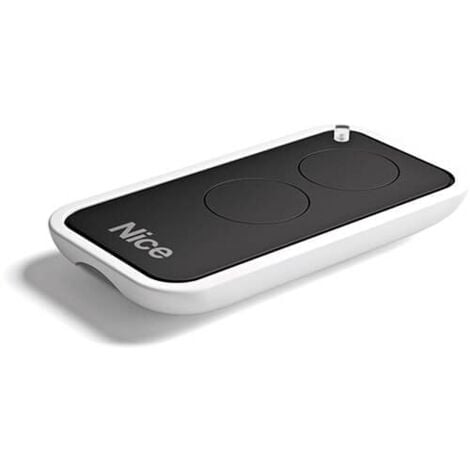 Telecomando Radiocomando Trasmettitore Originale 2 Canali NICE INTI2 INTI 2 NERO