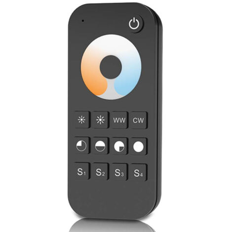 Telecomando RF 2.4GHz Radiocomando CCT Bianco Dinamico Con Disco Touch Per 1 Zona Magnetico Compatibile Con Alimentatore Skydance