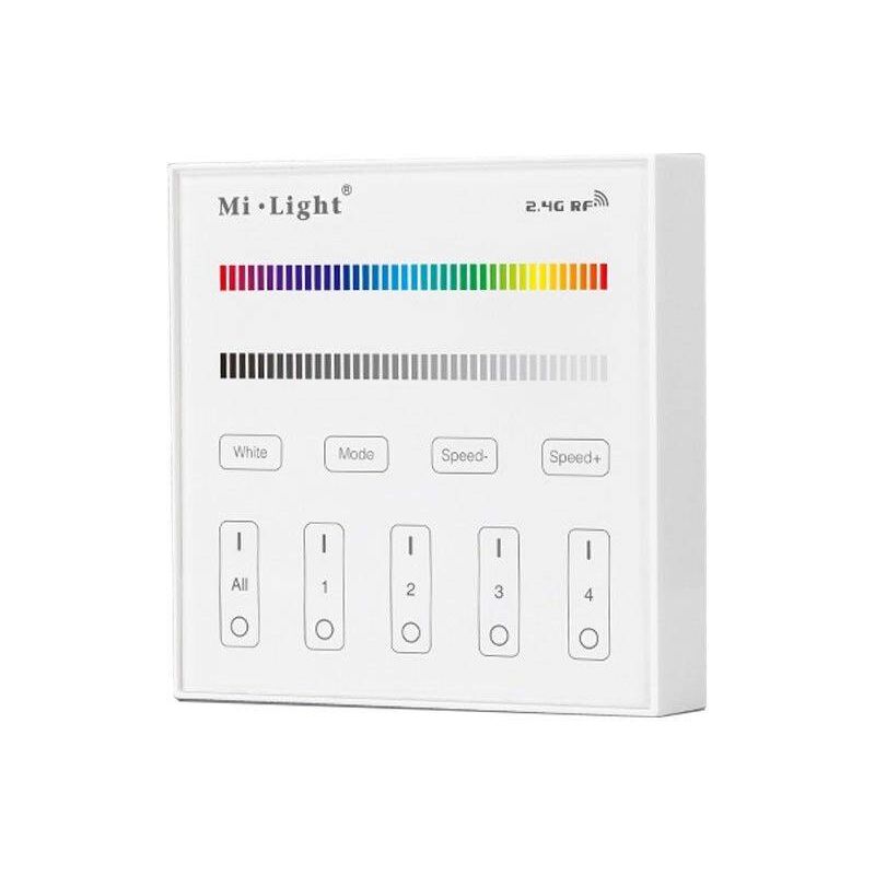 Image of Mi Light - Pannello di controllo touch rgb e rgbw - 4 zone - Bianco -