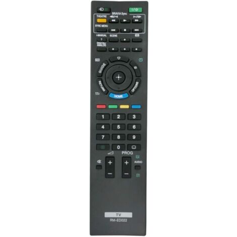 Telecomando RM-ED022 compatibile con TV Sony Bravia modelli KDL-22BX200, KDL-22EX302, KDL-26EX302, KDL-32BX400, KDL-32EX302, KDL-32EX4020, KDL-32NX50, KDL-37EX401, KDL-40BX400, KDL-40EX401