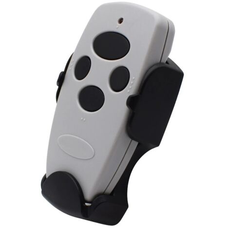 Telecomando universale 433,92 MHz con codice rolling per porte garage a battente – 4 pulsanti, compatibile con sistemi a pannelli, bianco-lsw