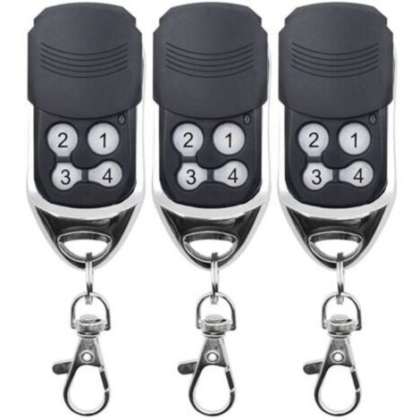 Telecomando universale per cancello 433 MHz, telecomando sostitutivo per porta da garage Came, Super Copy, codice fisso, codice variabile, compatibile con telecomandi DOORHAN CAME MOTORLIN, 3 pezzi