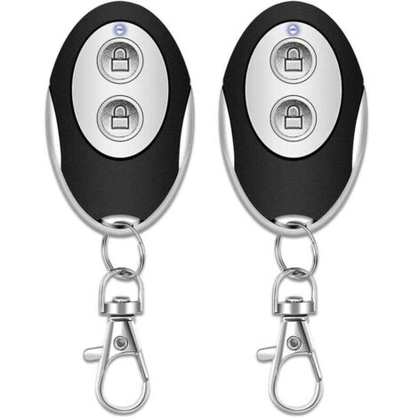 Telecomando universale per cancello Ulisem2 pezzi, telecomando per garage 433,92 MHz Telecomando universale wireless per garage per modelli rolling code 433 MHz ECOSTAR RSC2, RSE2 RSZ1
