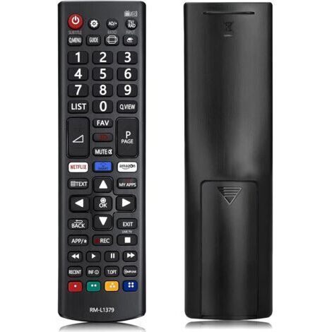 Telecomando universale, telecomando di ricambio per TV LG RM L1379 Ultra HD con pulsanti Amazon Netflix Smart TV, nessuna configurazione richiesta