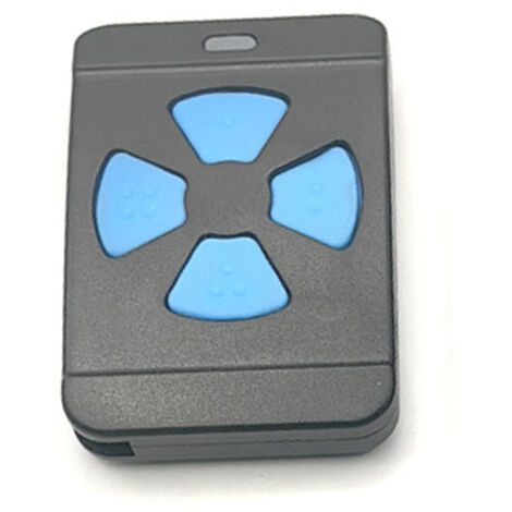 Telecomando universale wireless per tende e porte garage – Ricerca automatica della frequenza (250–868 MHz), multi-frequenza compatibile, design quadrifoglio, colore nero.-lsw