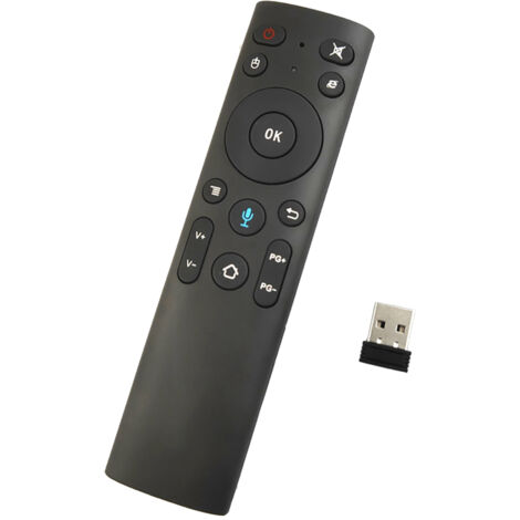 Telecomando vocale Bluetooth Q5+ Air Mouse per Smart TV Android Box Wireless 2.4G