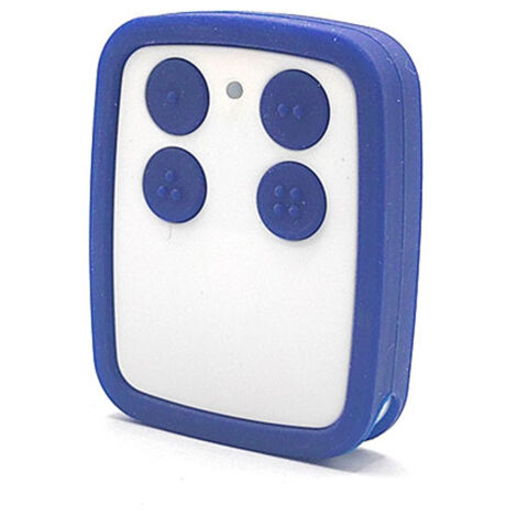 Telecomando wireless codice rotativo per porte e tapparelle, compatibile 250–913 MHz (868 MHz), copia facile mediante sincronizzazione diretta, modello universale blu.-lsw