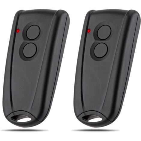 Telecomando wireless per porta da garage a 2 pulsanti da 433 MHz compatibile con Ecostar RSC2-433 e RSE2-433 (confezione da 2)