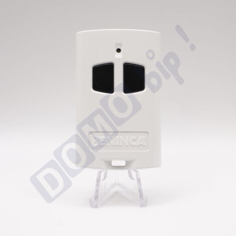 Télécommande 2 canaux 433,92 MHz pour portail/garage – Double codage ARC/Rolling Code – Portée jusqu'à 230m – Compatible Beninca ONE.2WO/ONE.2WB/ONE.2WI/ONE.4WB - GO 2 AK