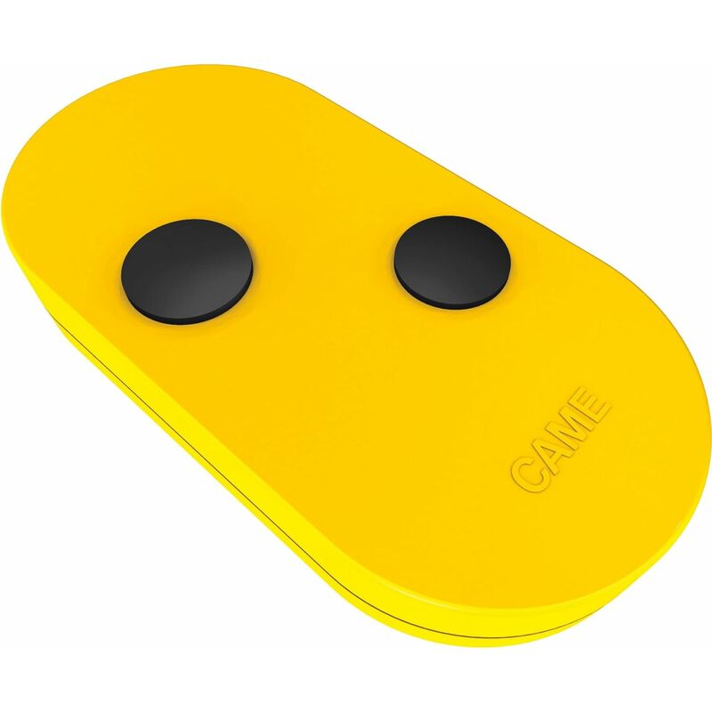 TOPD2FYS Ouvre-porte télécommande jaune 2 canaux double fréquence 433-868 MHz - Came