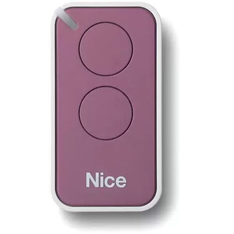 Émetteur télécommande 2 canaux INTI2L – Fréquence 433,92 MHz – Portée 150 m extérieur – Alimentation pile CR2032 – Compatible avec NICE FLOR-S1/S2/S4