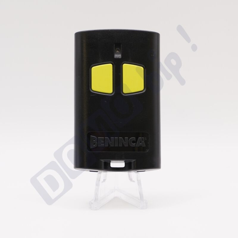 Beninca - to.go 2 va – Télécommande 2 canaux 433,92 MHz pour portail/garage – Double codage ARC/Rolling Code – Compatible ONE.2WO / ONE.2WB / ONE.2WI
