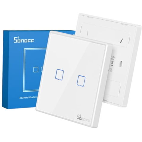 Télécommande 2 canaux SONOFF T2EU2C-RF