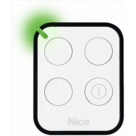 Télécommande 3 Canaux 433,92 MHz Bidirectionnelle - Blanc - Code Tournant - Pour Portail Et Volet