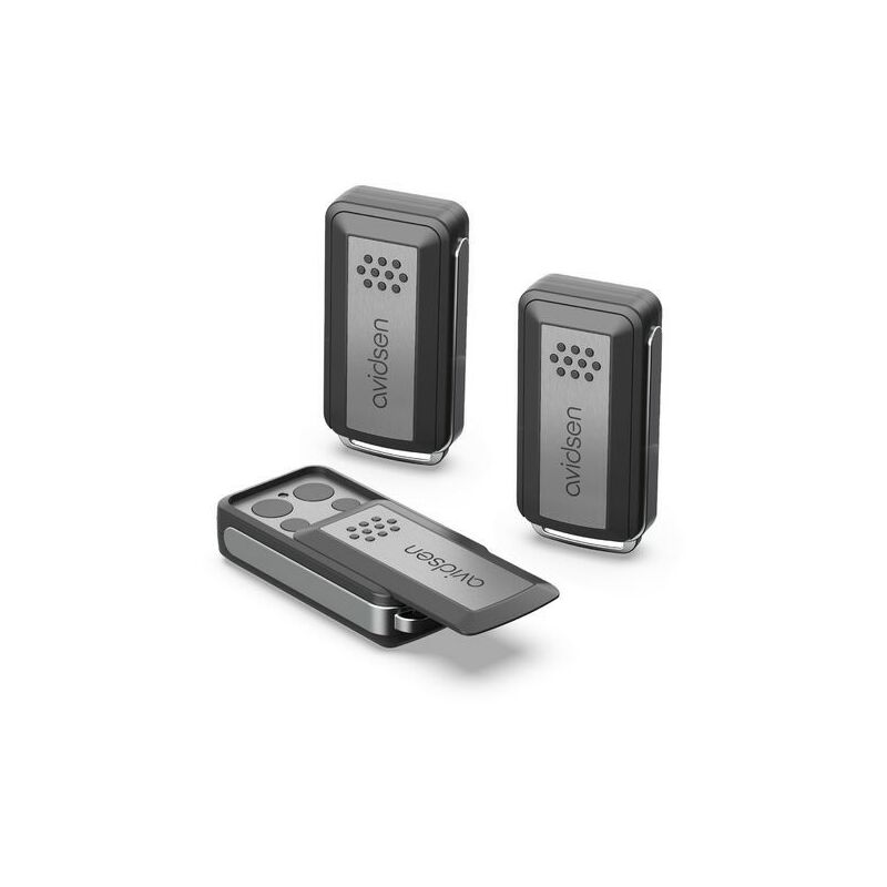 Lot de 3 Télécommande 4 boutons à clapet Avidsen