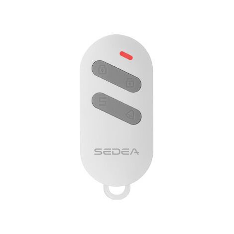 Télécommande 4 boutons pour alarme sans fil – Portée 100m – Fréquence 433MHz – Compatible centrales SECURIZY – Sedea