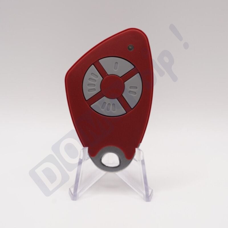 Intratone - Télécommande 4 boutons htel200 rouge 09-0117 (ne se programme que par le syndic )