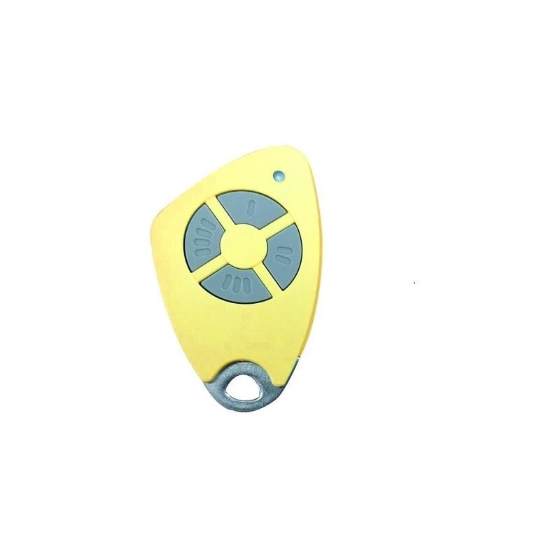 Intratone - Télécommande 4 boutons htel200 jaune 09-0118 (ne se programme que par le syndic )