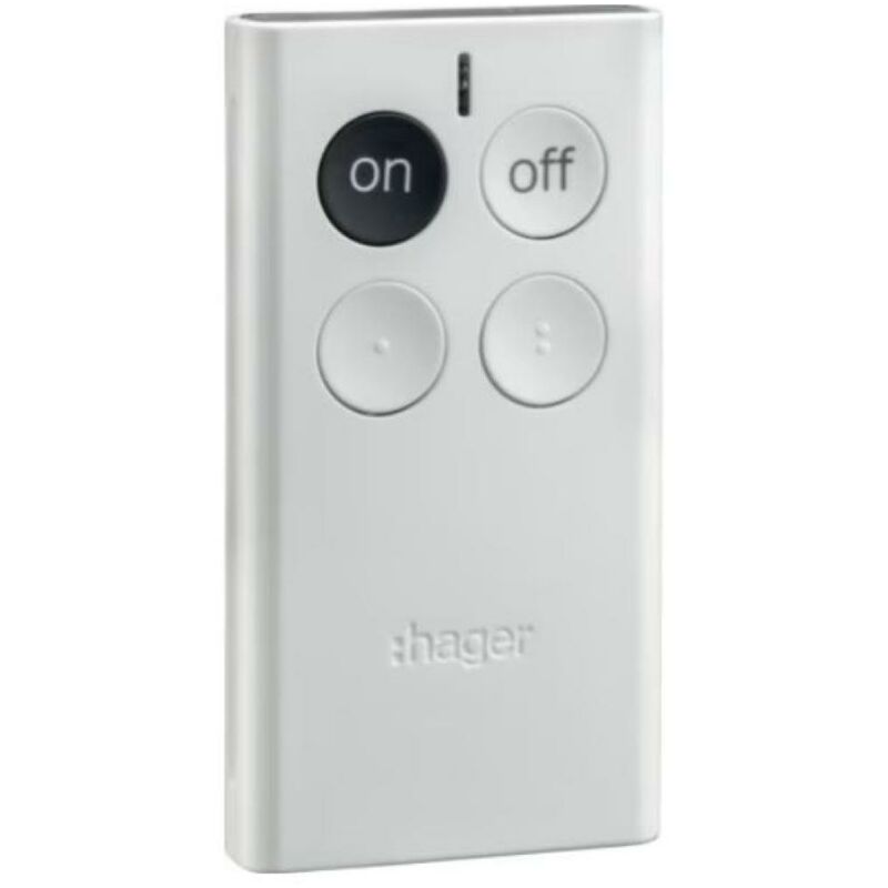 Logisty Hager télécommande 4 boutons avec retour rlf002t - rlf002x