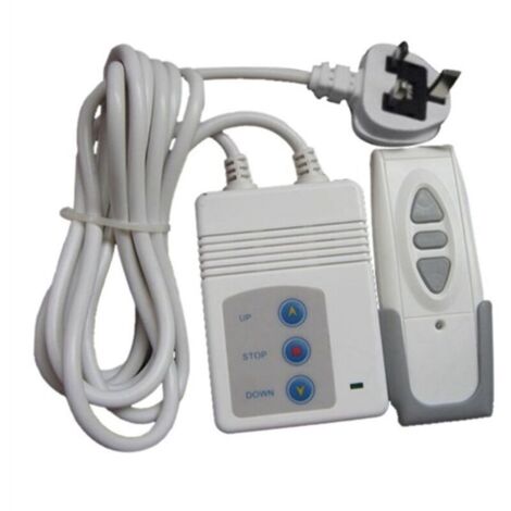 Télécommande 433 MHz pour Écran de Projection, Rideau Électrique, Sans , Commutateur, Récepteur, Prise Britannique