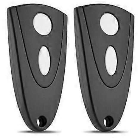 Télécommande 433 MHz pour ouvre-porte de garage Tormatic Novotron 502 MAX43-2 / 512 MIX43-2 (lot de 2)