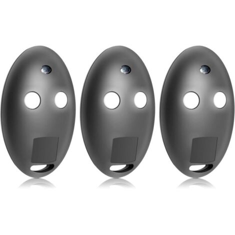 Télécommande 433,92 MHz 2 Canaux pour Portail et Garage Compatible MITTO 2/4 BFT Rolling Code (3 Pièces)