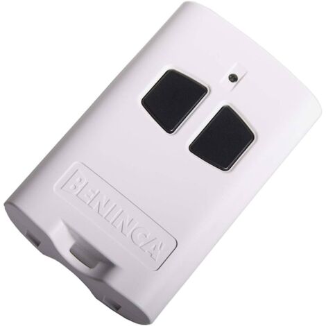 Télécommande 433.92 MHz avec pile LR23A 12V – Émetteur mural pour motorisations – Compatible avec modèles BENINCA - GO 2 AK