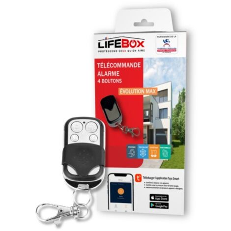 Télécommande alarme EvolutionMax 4 boutons